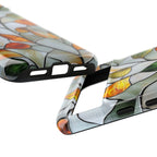 Stained Glass Autumn Leaves Mosaic Google Pixel Case