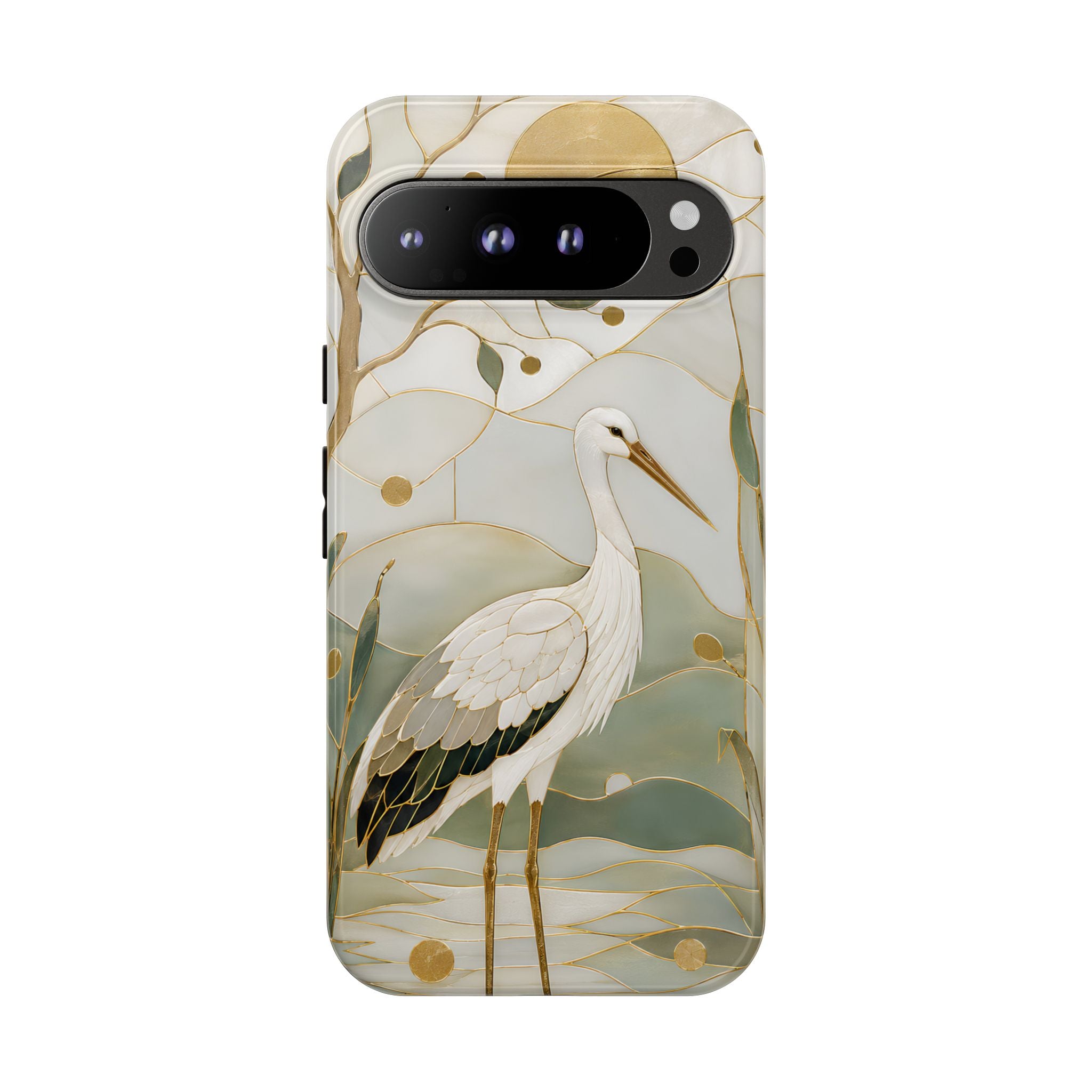 Heron Google Pixel Phone Case | Coastal Bird Phone Case