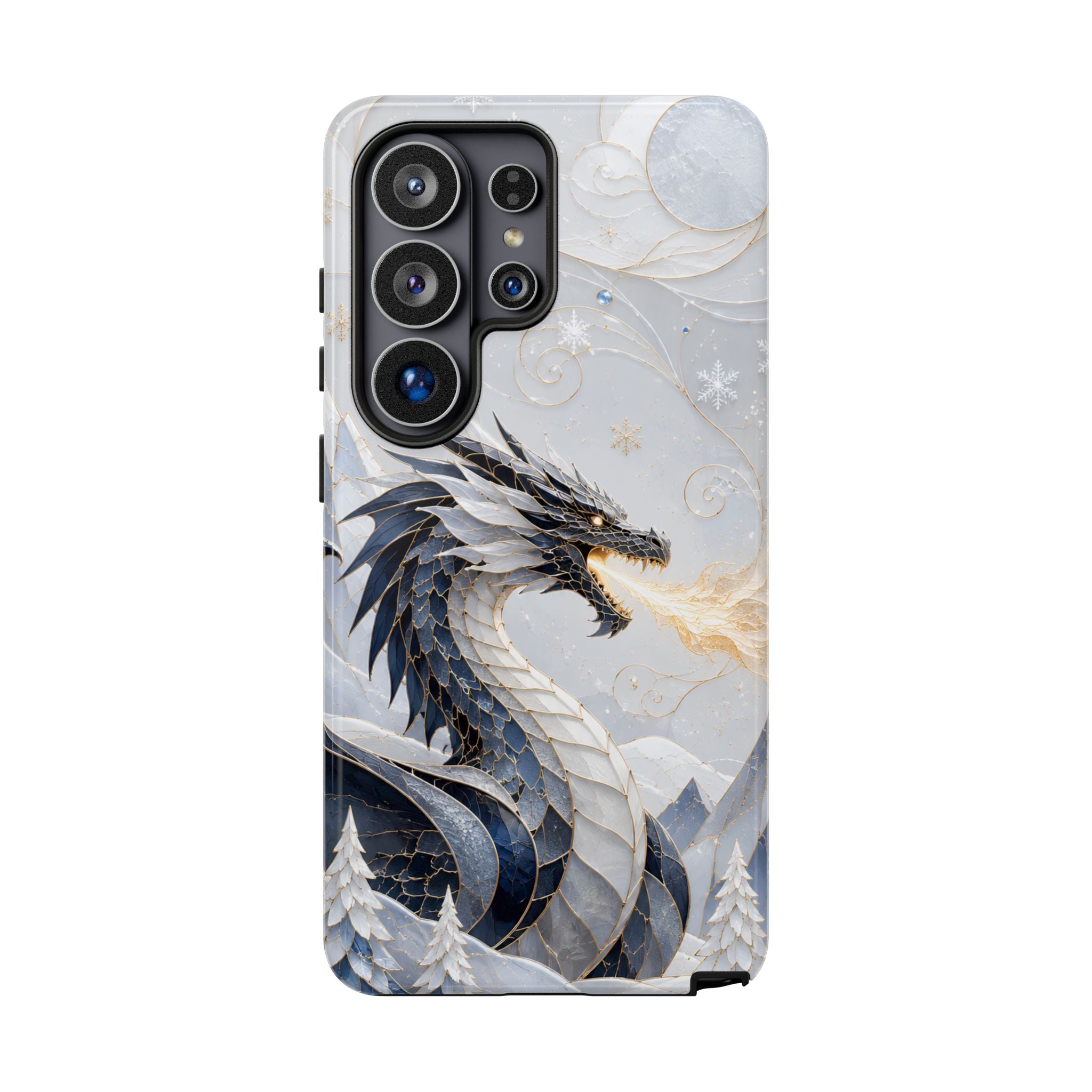 Ice Dragon Samsung Galaxy Phone Case | Winter Dragon Phone Case