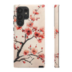Cherry Blossom Samsung Galaxy Phone Case | Pink Blossom Branch Design
