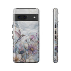 Hummingbird Google Pixel Phone Case | Vintage Floral Phone Case
