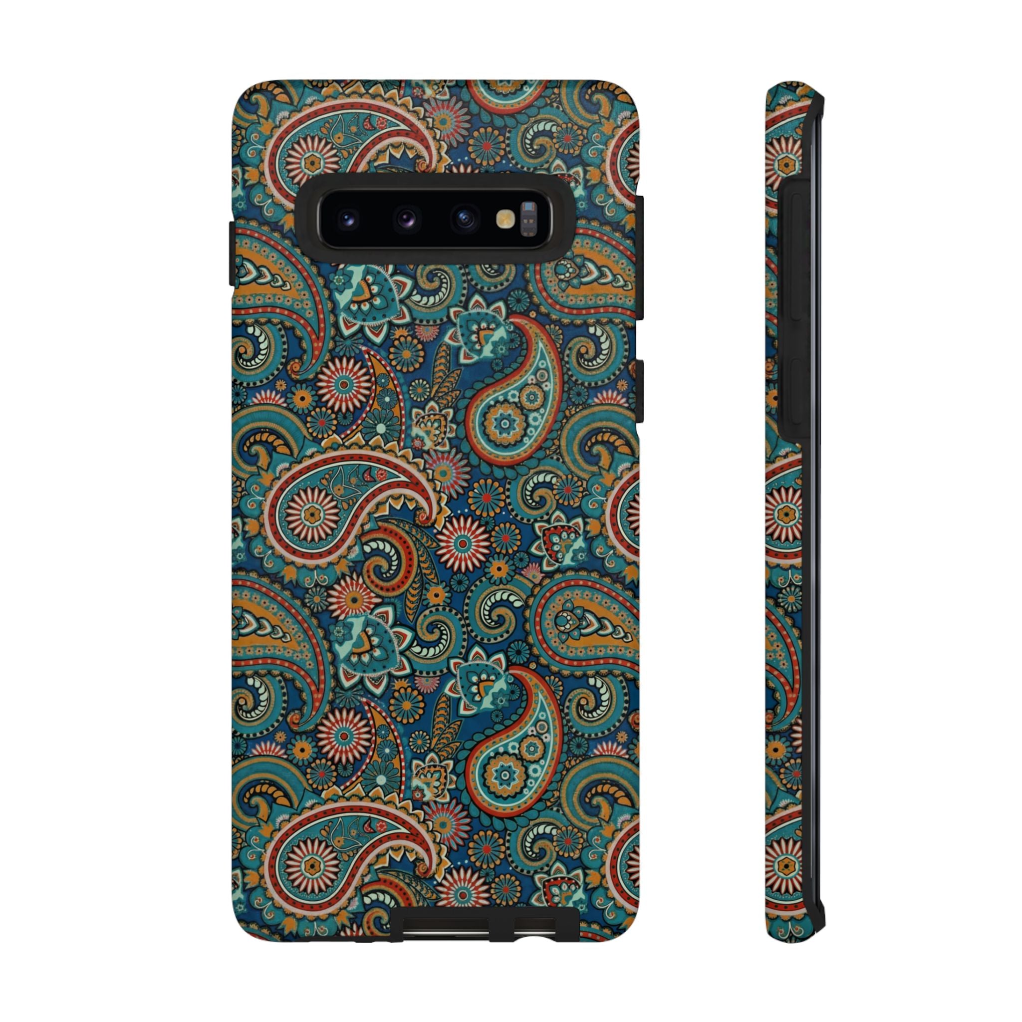 Batik Vibrant Paisley Protective Tough Samsung Galaxy Case