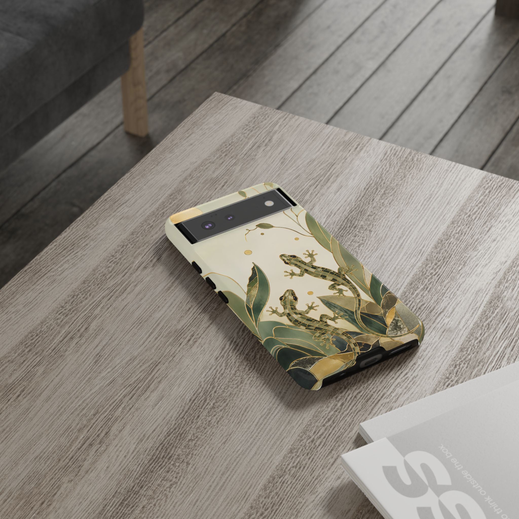 Lizard Botanical Google Pixel Phone Case | Gecko Phone Case
