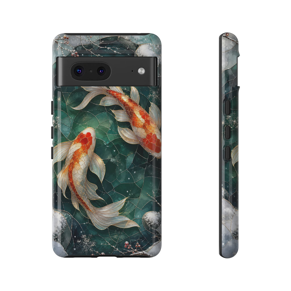 Koi Fish Google Pixel Phone Case | Japanese Pond Phone Case