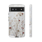 Ladybug Floral Google Pixel Phone Case | White Flower iPhone Case