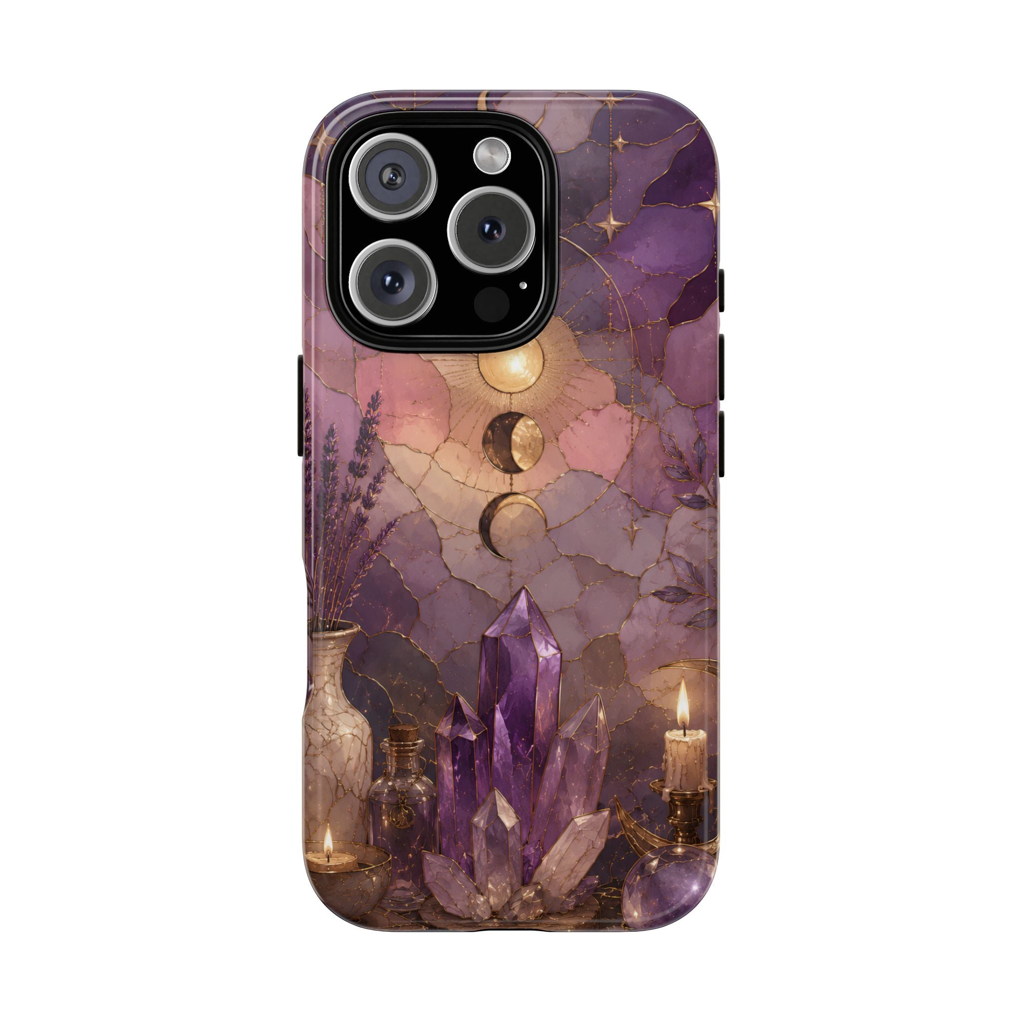 Crystal Moon iPhase Phone Case | Witchy Floral iPhone Case
