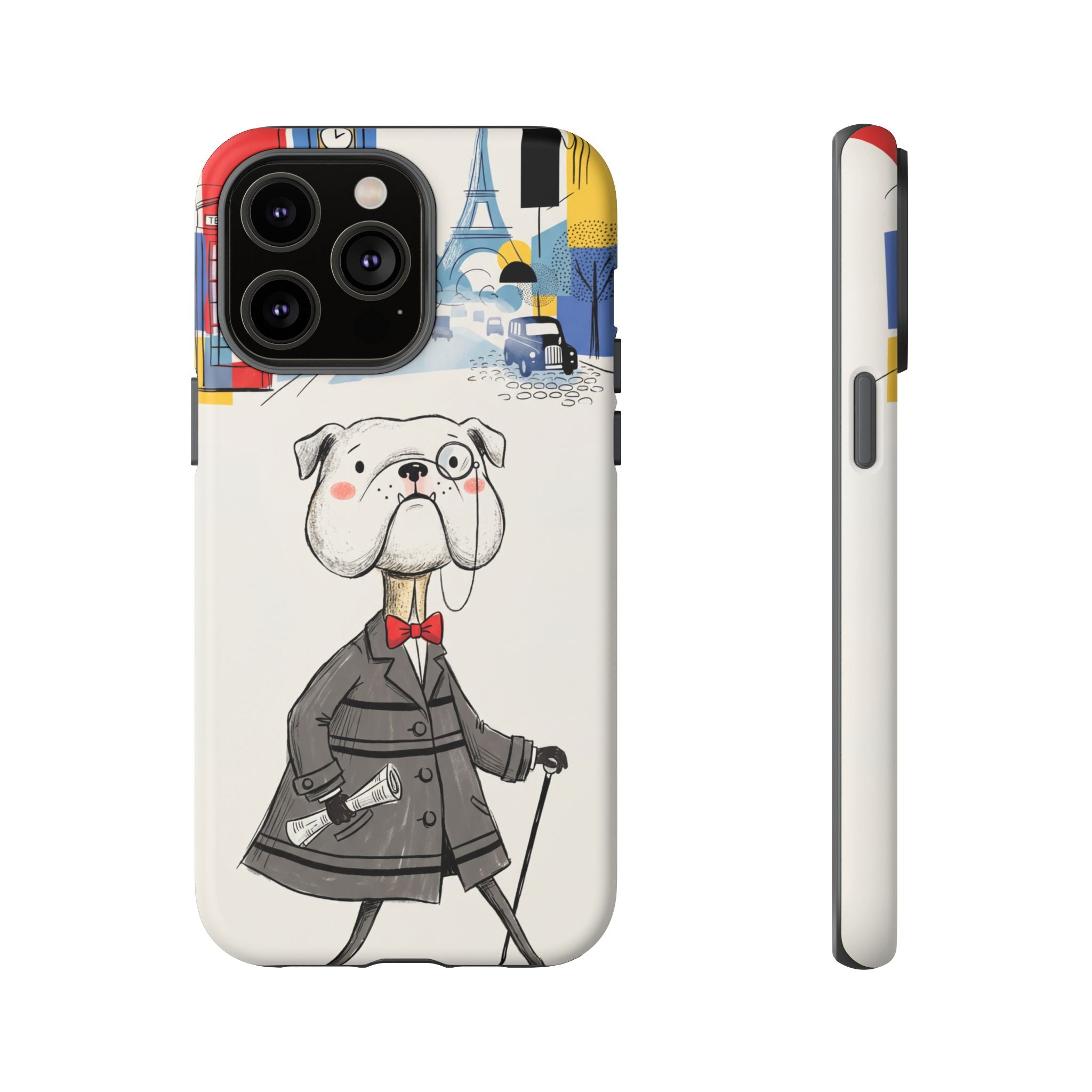 Vintage Dapper Gentleman Bulldog iPhone Case