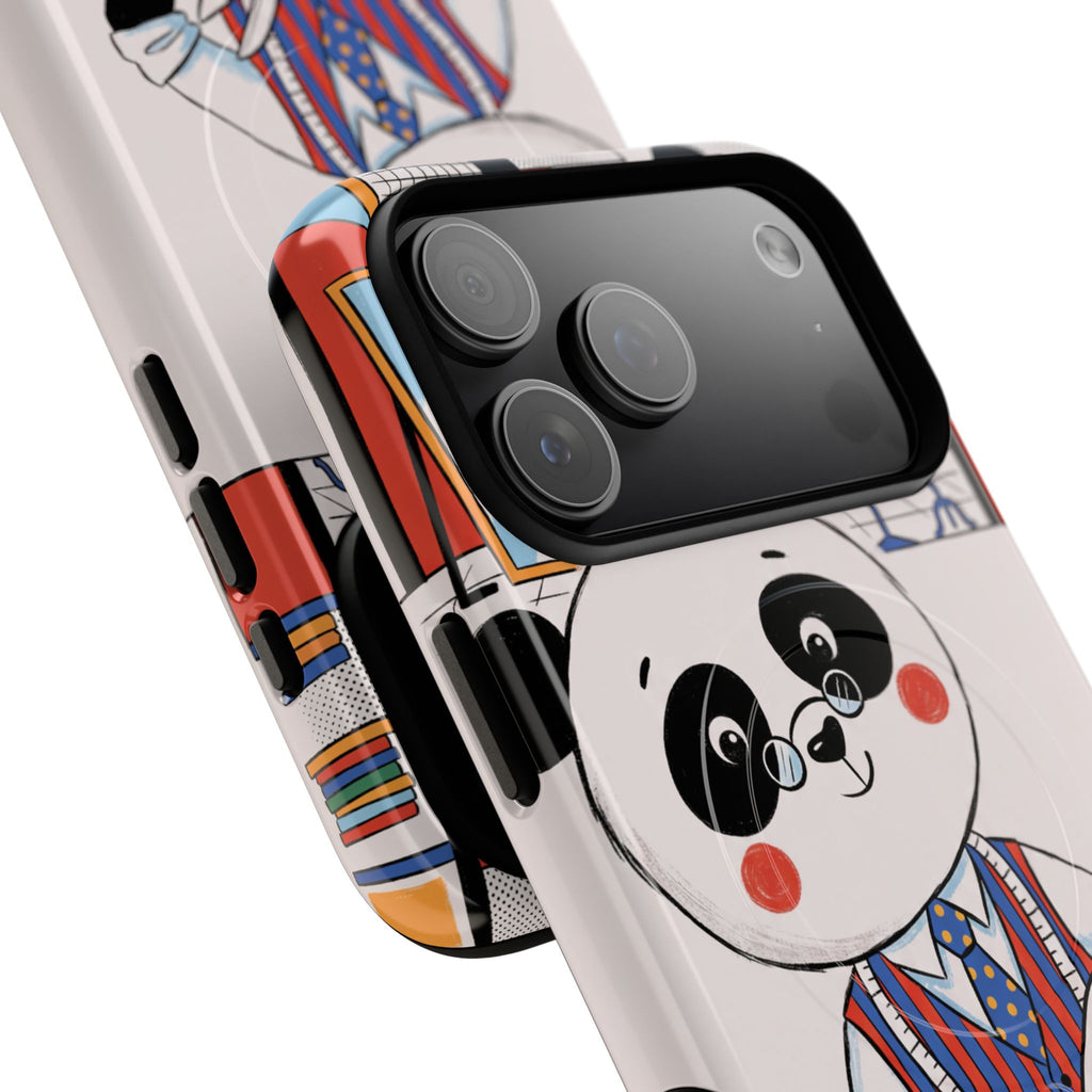 Panda Tailor MagSafe iPhone Case | Cute Seamstress Cartoon