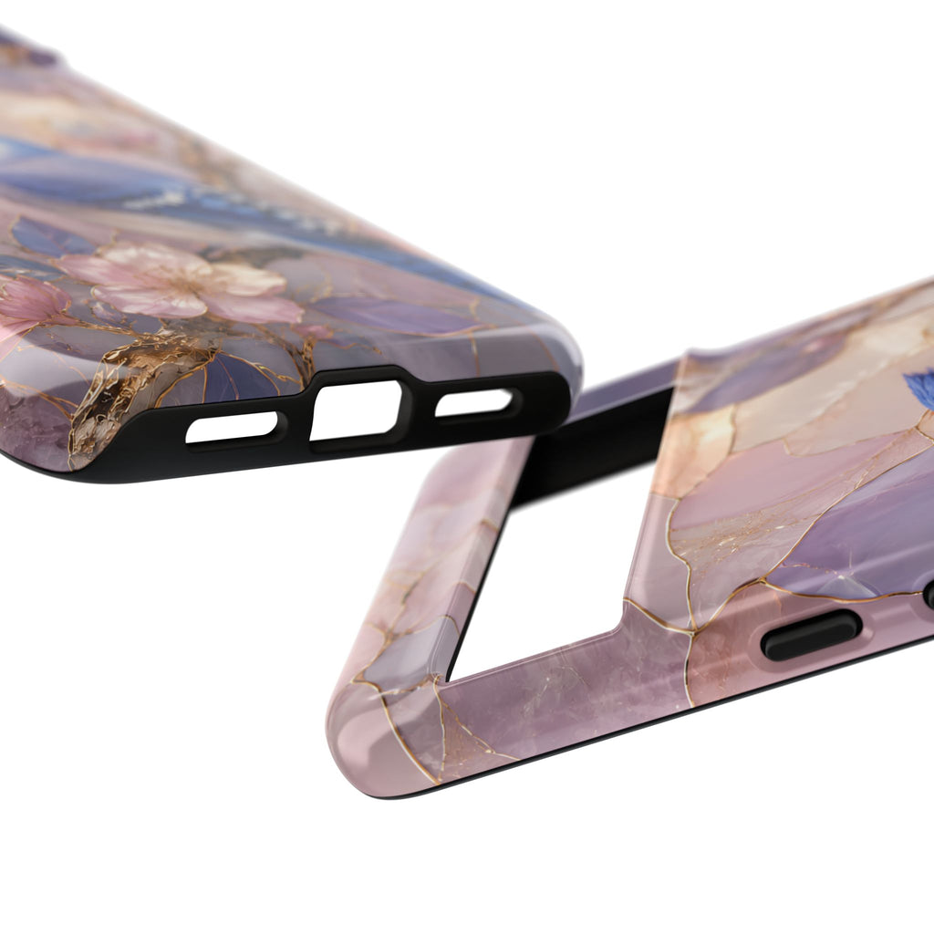 Blue Jay Google Pixel Phone Case | Bird Floral Phone Case