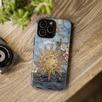 Stained Glass Floral Sun & Sea Tough iPhone Case