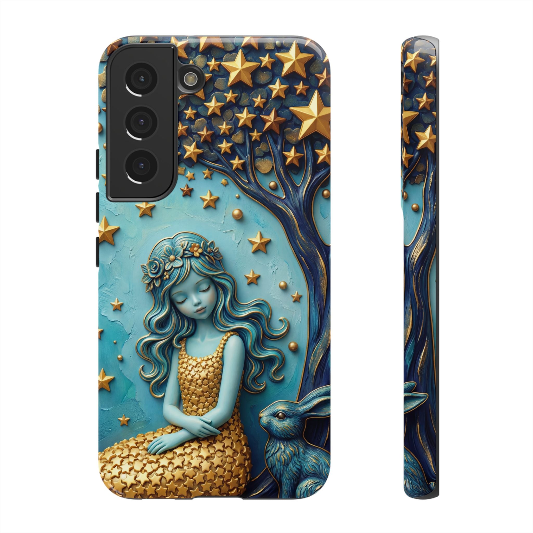 Dreamy Maiden & Star Tree Samsung Galaxy Phone Case