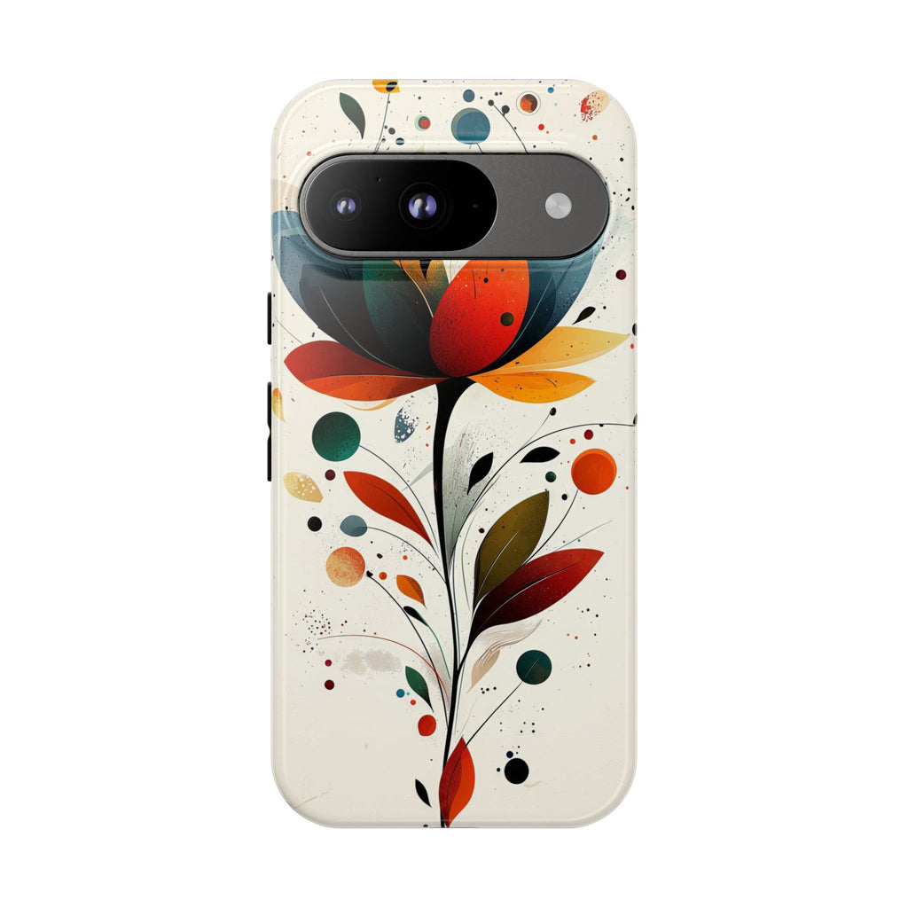 Floral Abstract Google Pixel Case | Colourful Botanical Art