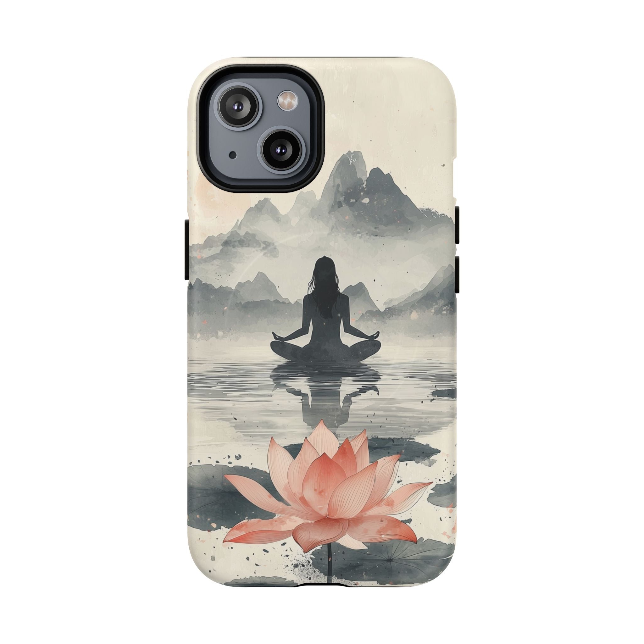 Zen Yoga Meditation Lotus MagSafe iPhone Case