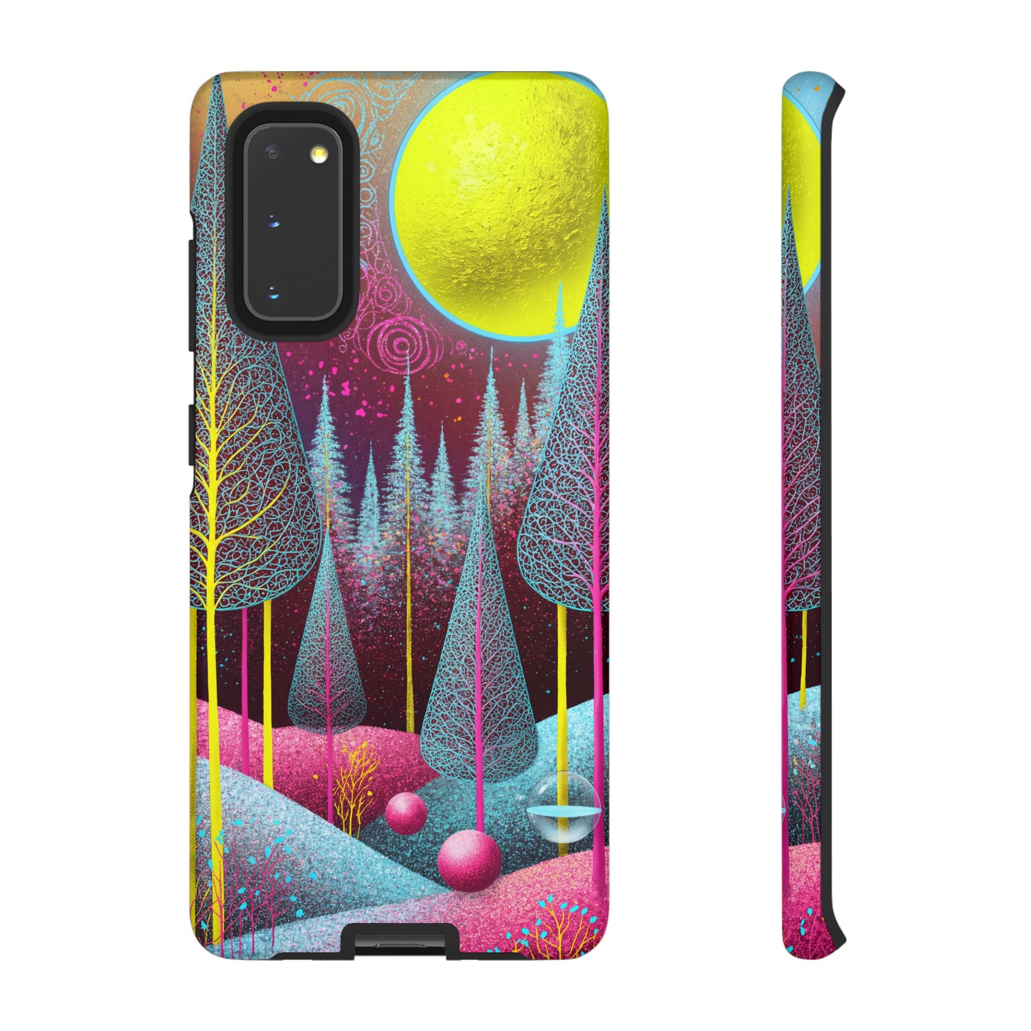 Neon Dreamscape Forest Samsung Galaxy Case