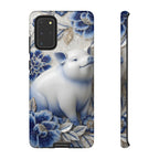 Asian Zodiac Pig Samsung Galaxy Phone Case | Blue & White Porcelain Slim Protective Shockproof Case| Year of the Pig Gift