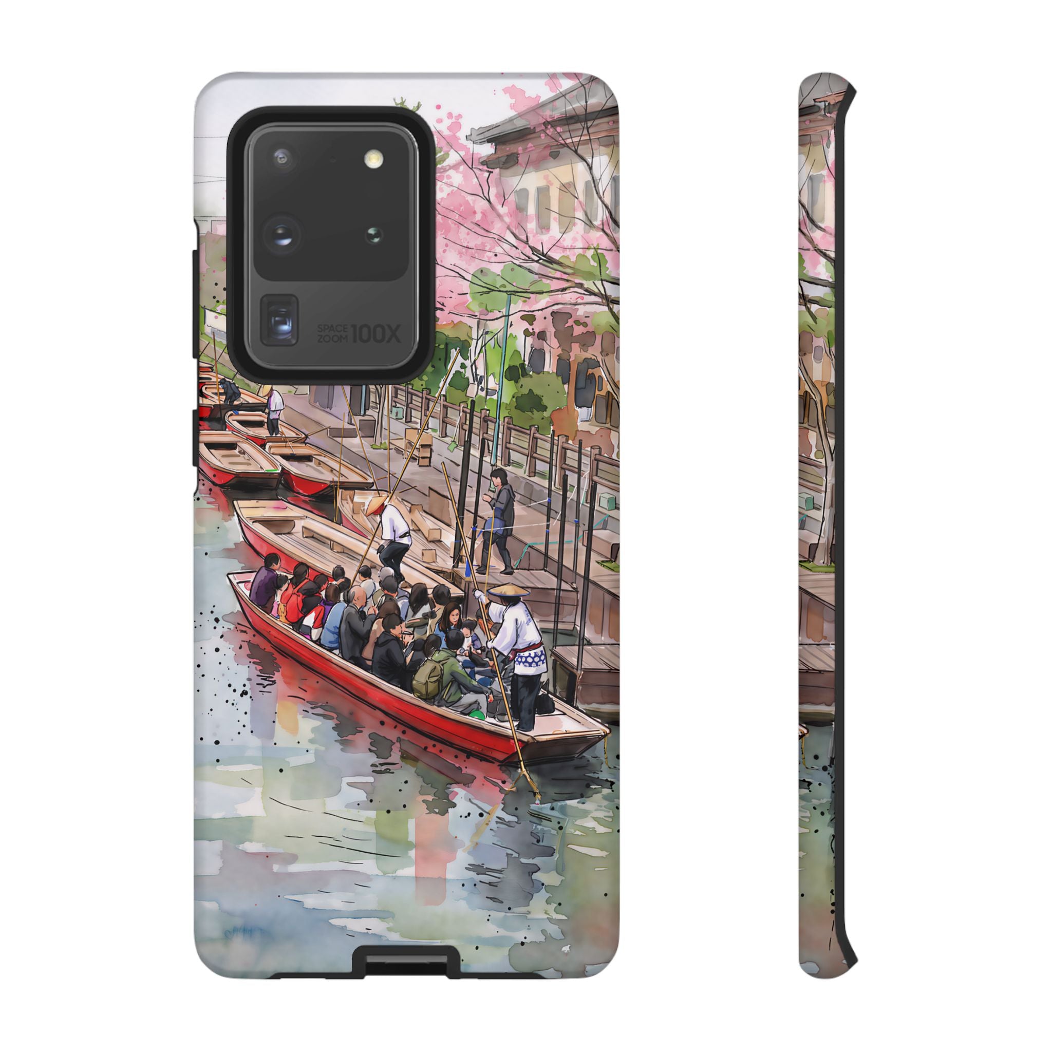 Japan Canal Boat Serenity | Art Samsung Galaxy Phone Case