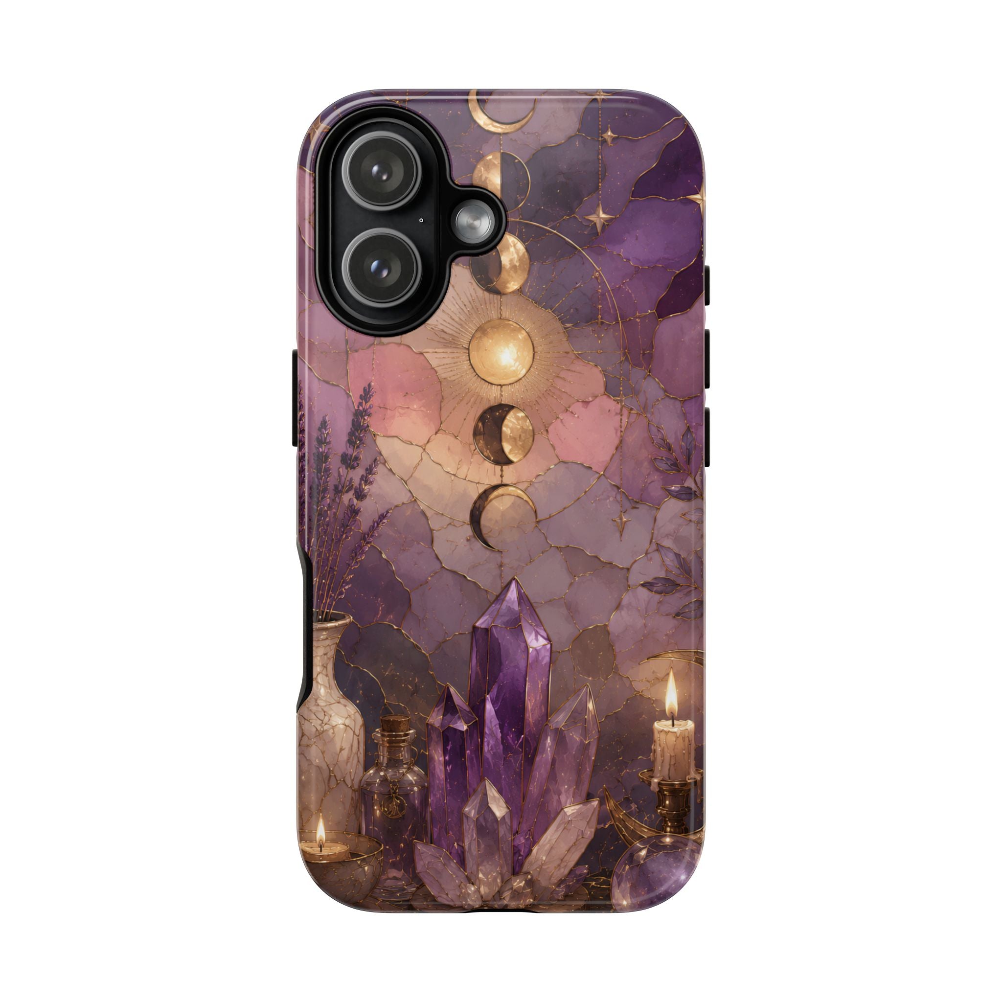 Crystal Moon iPhase Phone Case | Witchy Floral iPhone Case