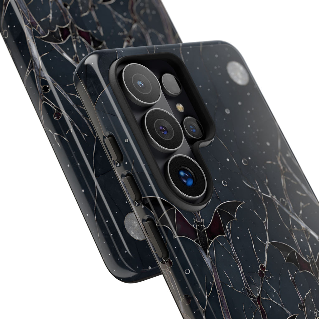 Gothic Bat Samsung Galaxy Phone Case | Moonlit Forest Phone Case