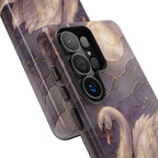 Swan Samsung Galaxy Phone Case | Moonlit Lake Phone Case
