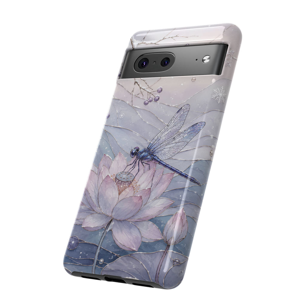 Lotus Dragonfly Google Pixel Phone Case | Water Lily Phone Case