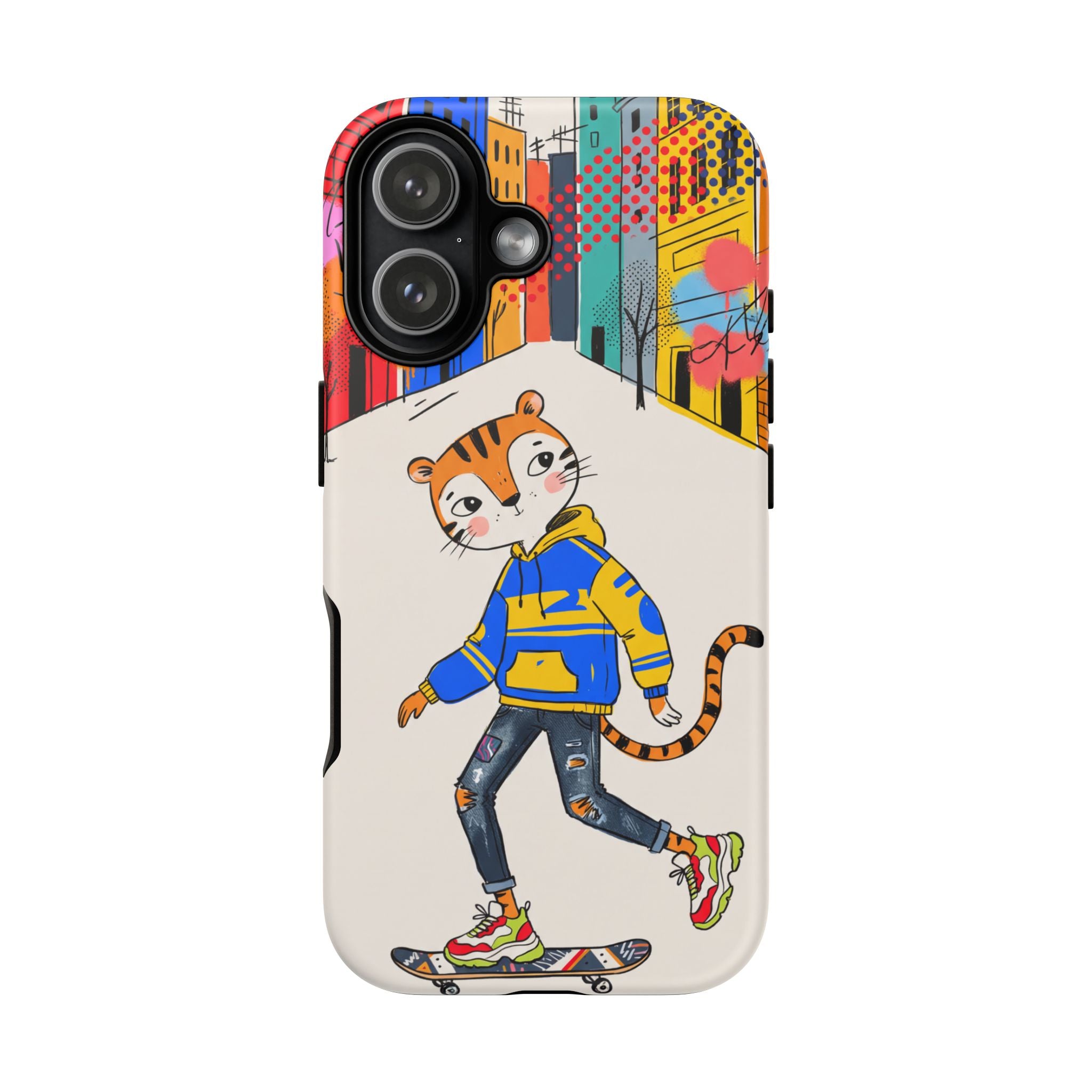 Skater Tiger iPhone Case