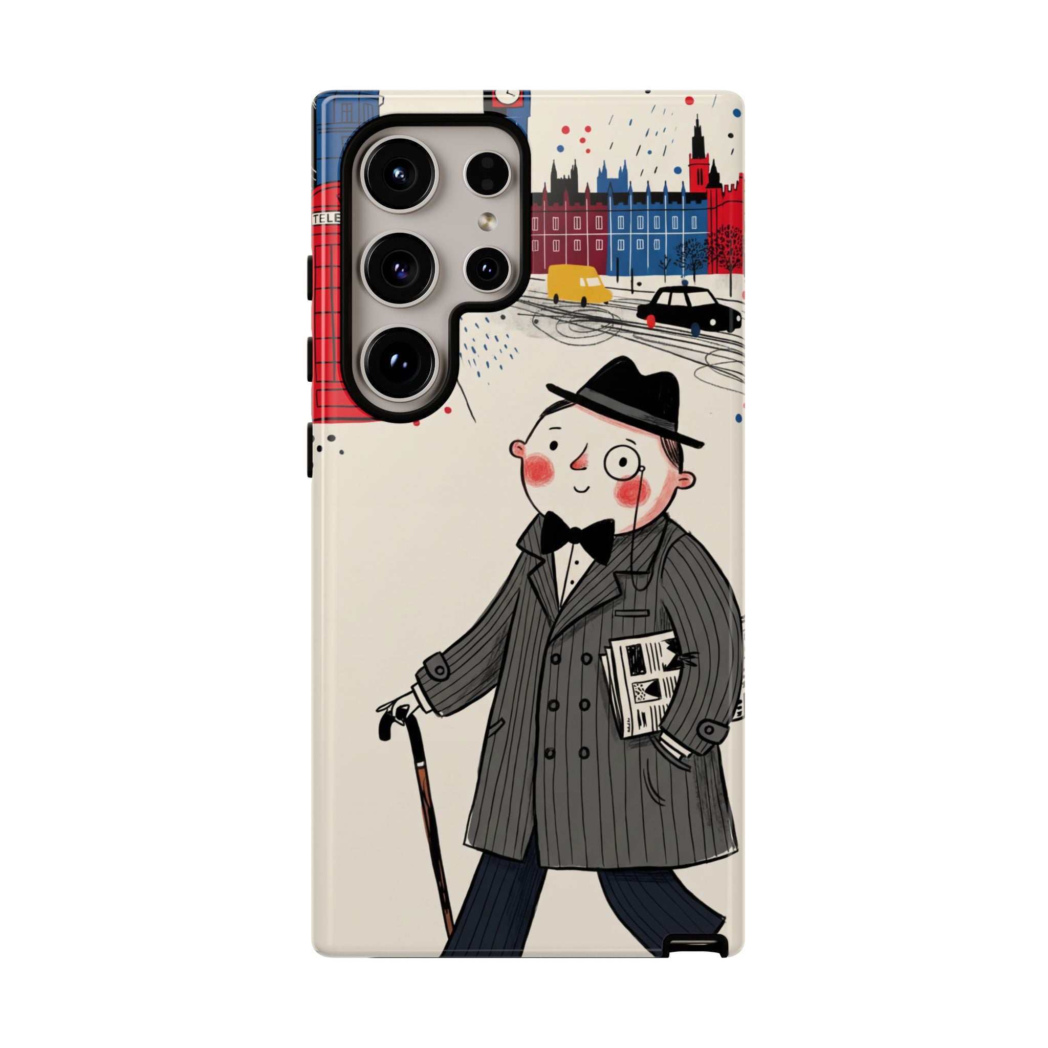 Detective in London Samsung Galaxy Phone Case