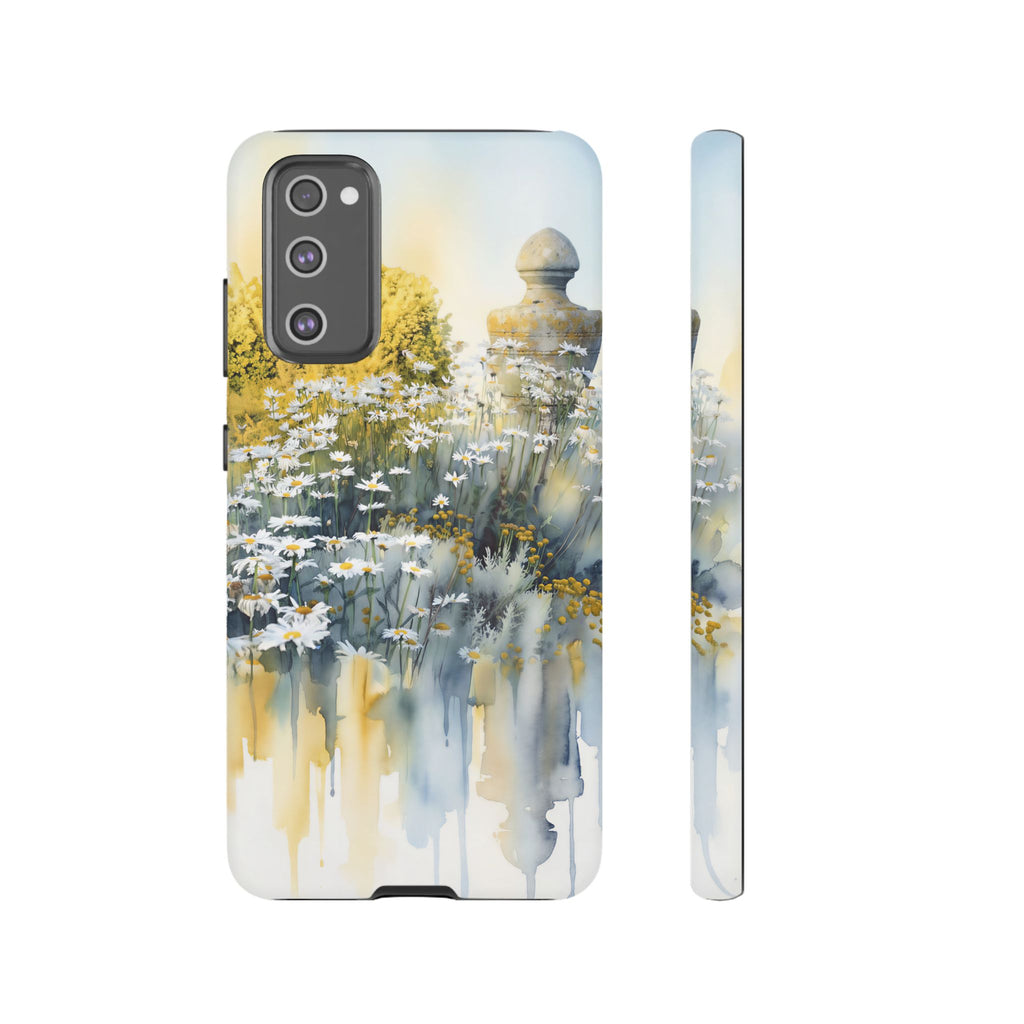Watercolor Floral Daisy Garden Samsung Galaxy Phone Case
