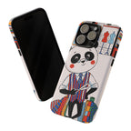 Panda Tailor iPhone Case | Cute Seamstress Cartoon