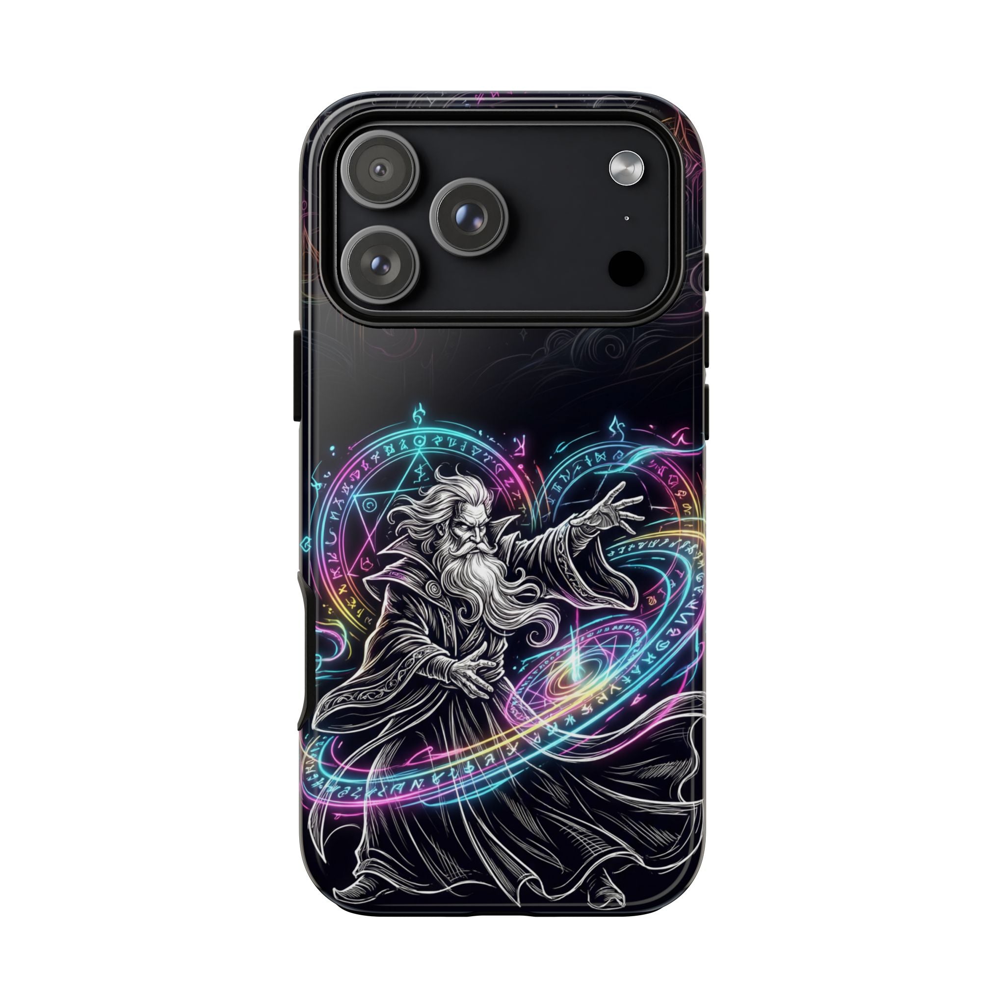 Neon Spell Art Wizard Magic iPhone Case