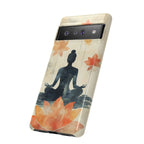 Yoga Lotus Google Pixel Case | Meditative Silhouette