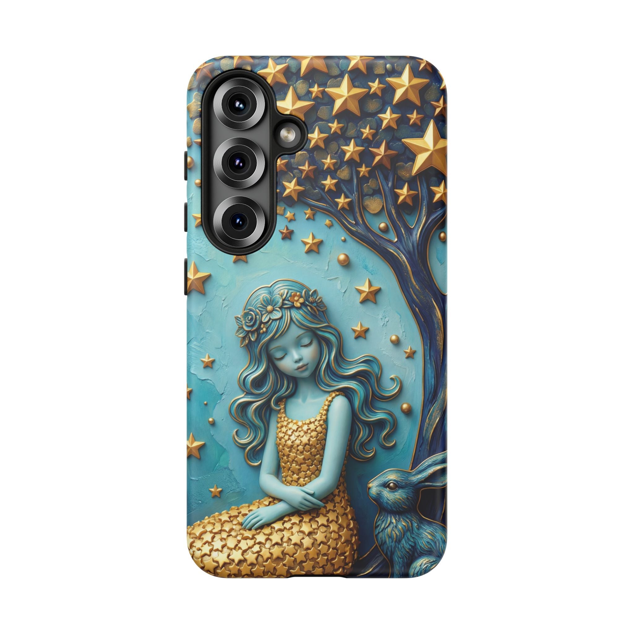 Dreamy Maiden & Star Tree Samsung Galaxy Phone Case