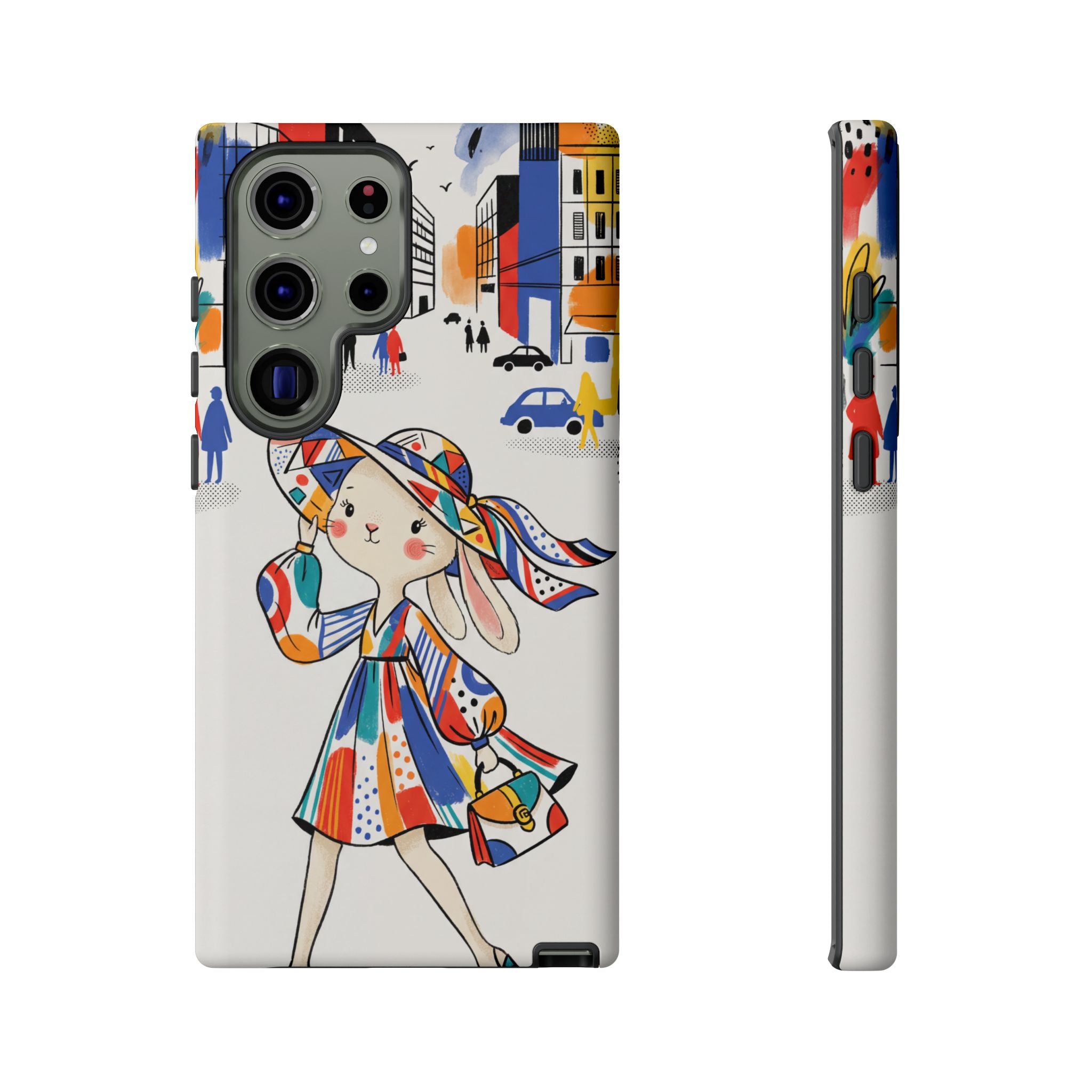 Chic Bunny City Samsung Galaxy Phone Case