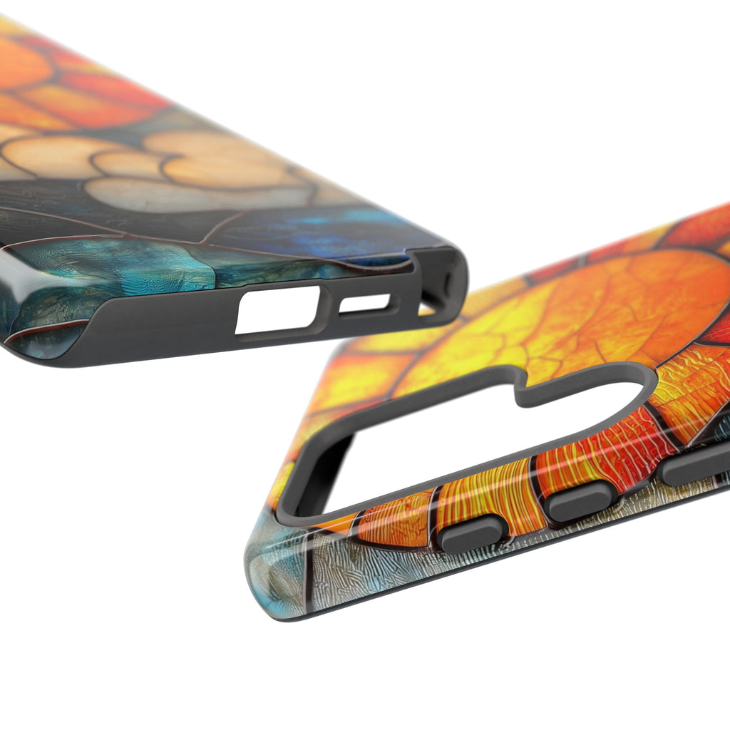 Stained Glass Sun & Clouds Samsung Galaxy Case