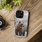 Grizzly Bear iPhone Case | Winter Wildlife iPhone Case