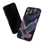Cover per iPhone Neon Eagle con Design Montagna