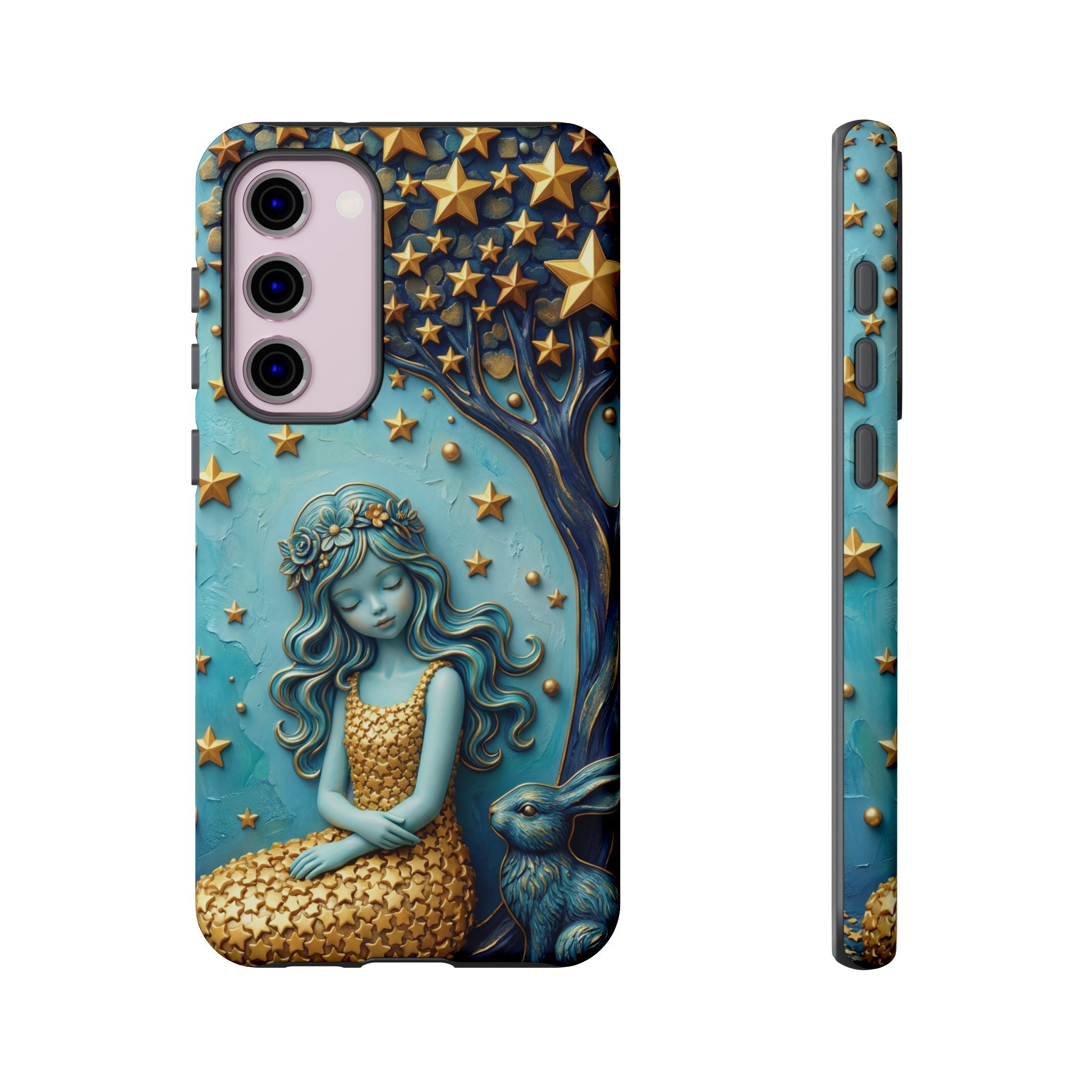 Dreamy Maiden & Star Tree Samsung Galaxy Phone Case
