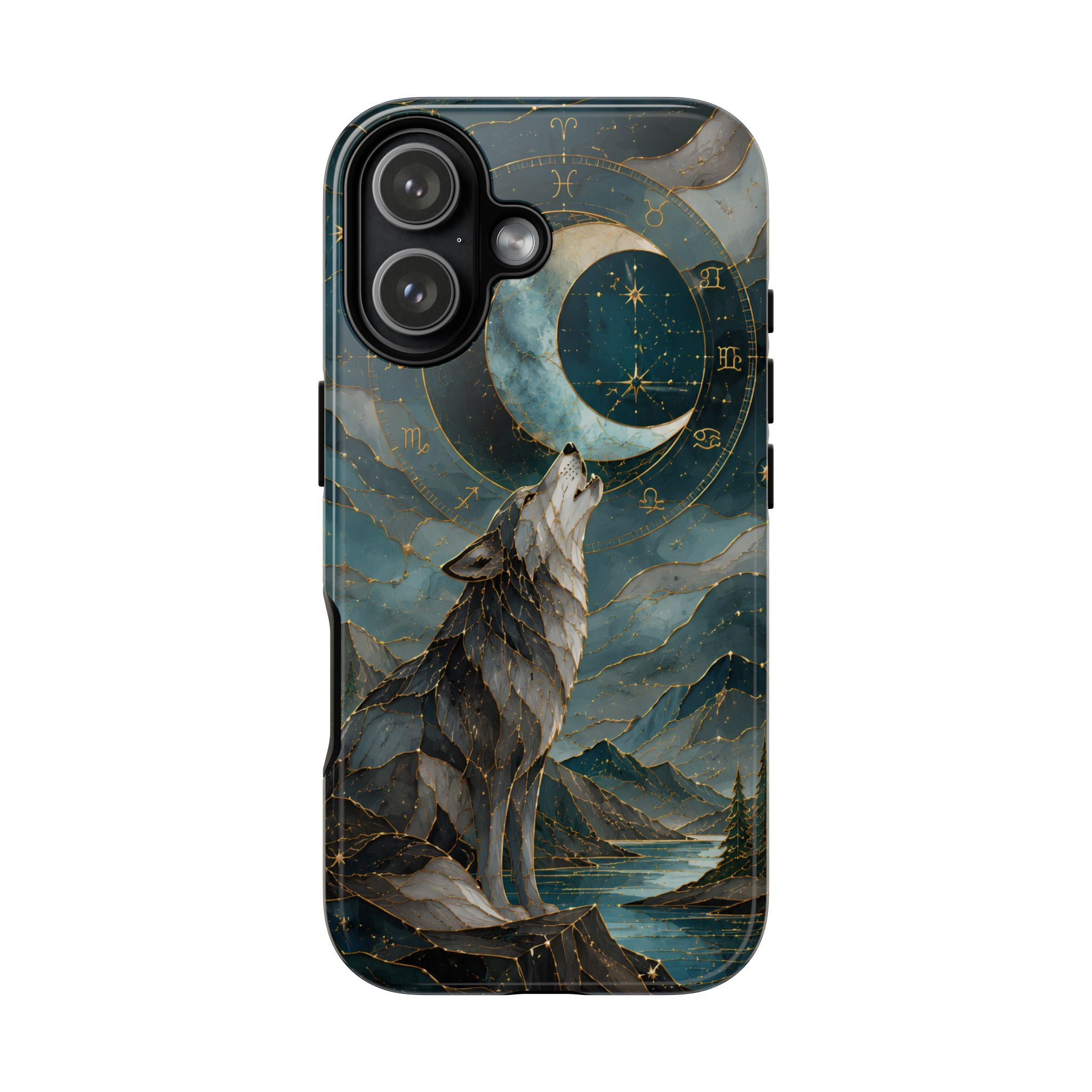 Wolf Moon iPhone Case | Celestial Wolf iPhone Case
