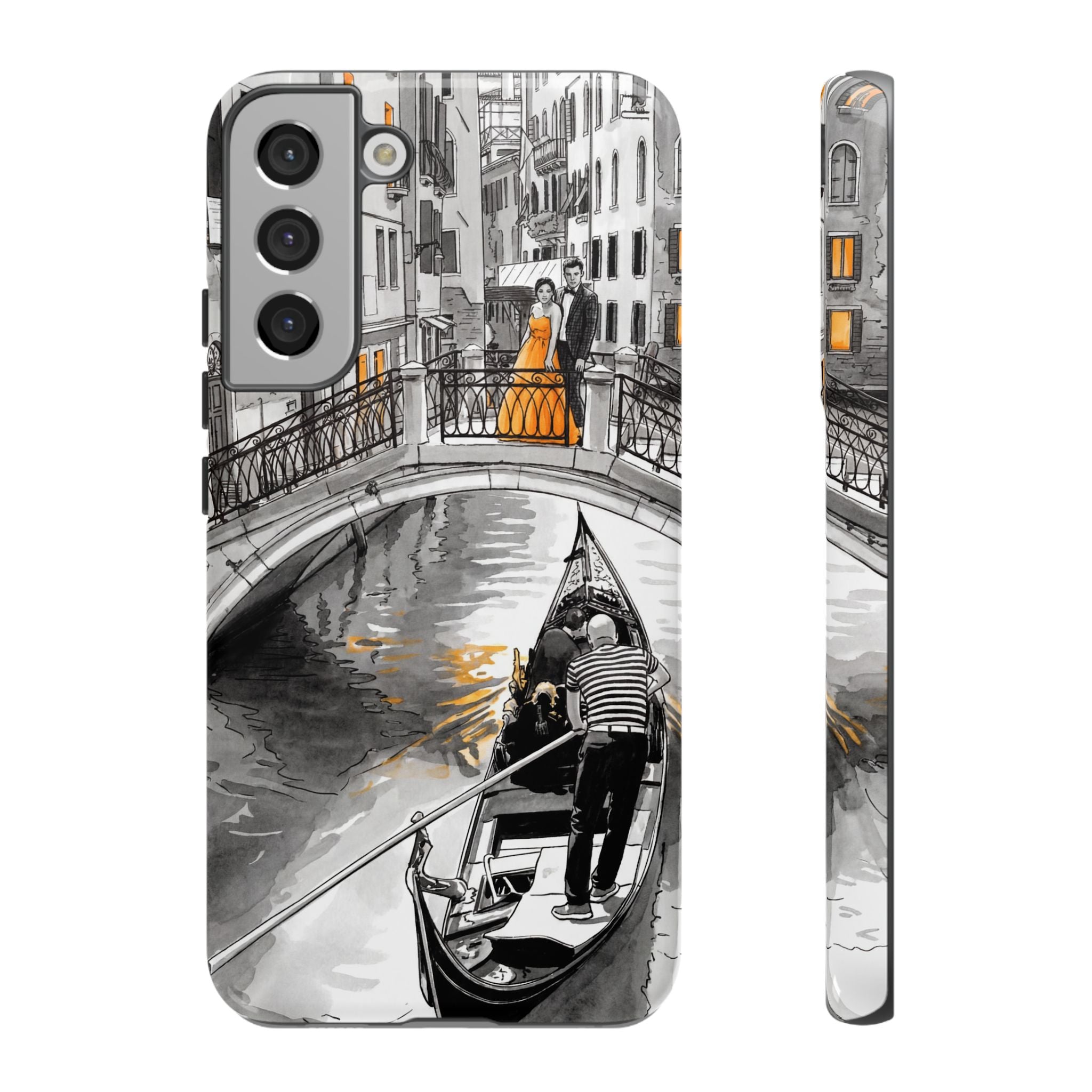 Venice Gondola Samsung Galaxy Case | Romantic Canal Scene Protective Case