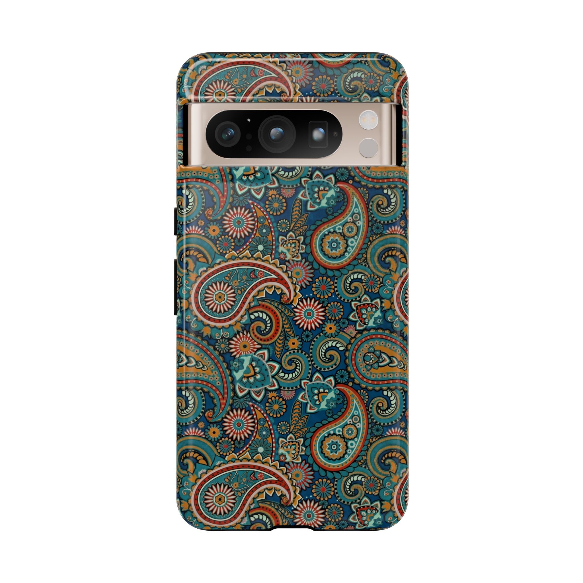 Batik Vibrant Paisley Protective Tough Google Pixel Case