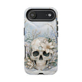 Gothic Skull iPhone Case | Winter Floral iPhone Case
