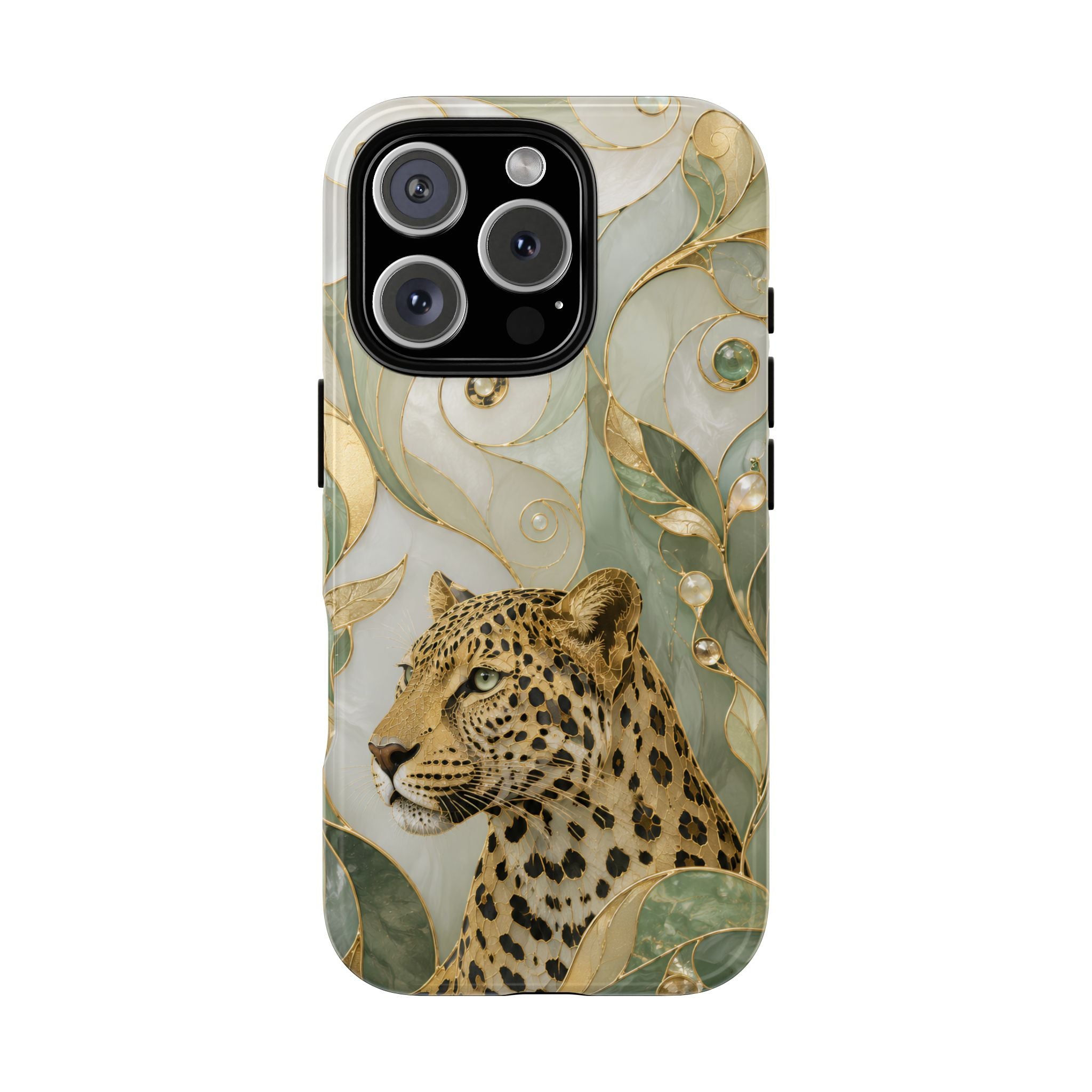Leopard iPhone Case | Elegant Big Cat Art Cover