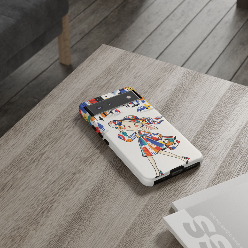 Cover per telefono Google Pixel Chic Bunny City