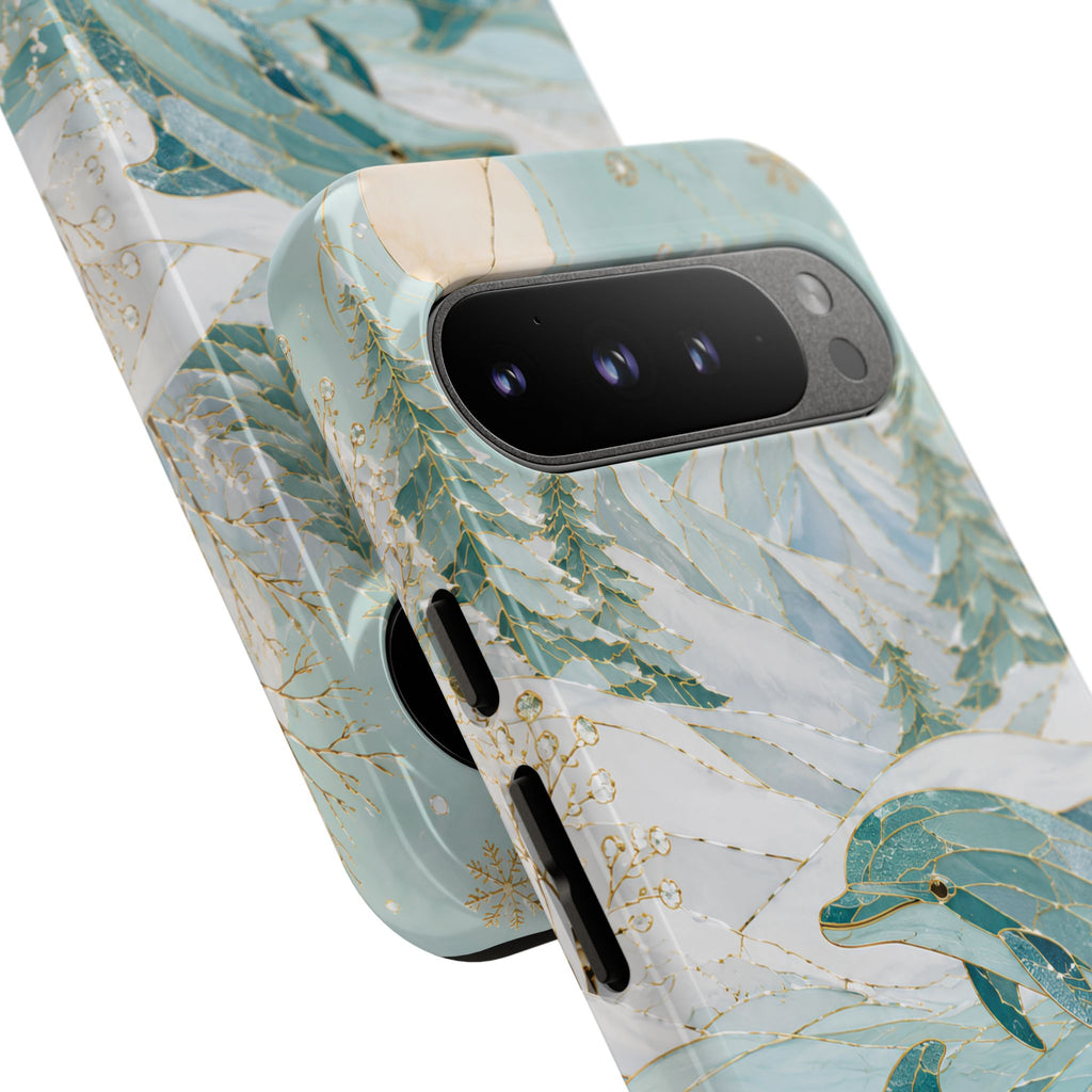 Dolphin Google Pixel Phone Case | Ocean Wave Phone Case