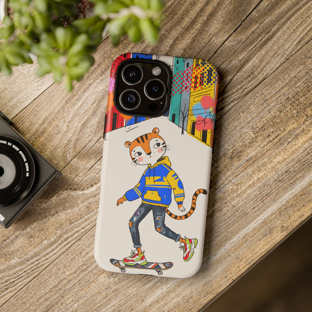 Skater Tiger iPhone Case