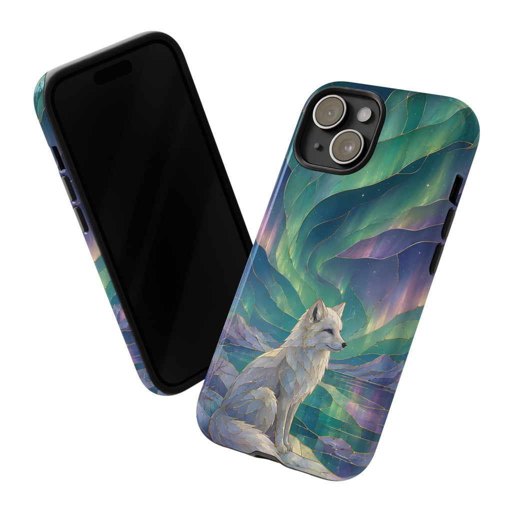 Arctic Fox iPhone Case | Northern Lights iPhone Case