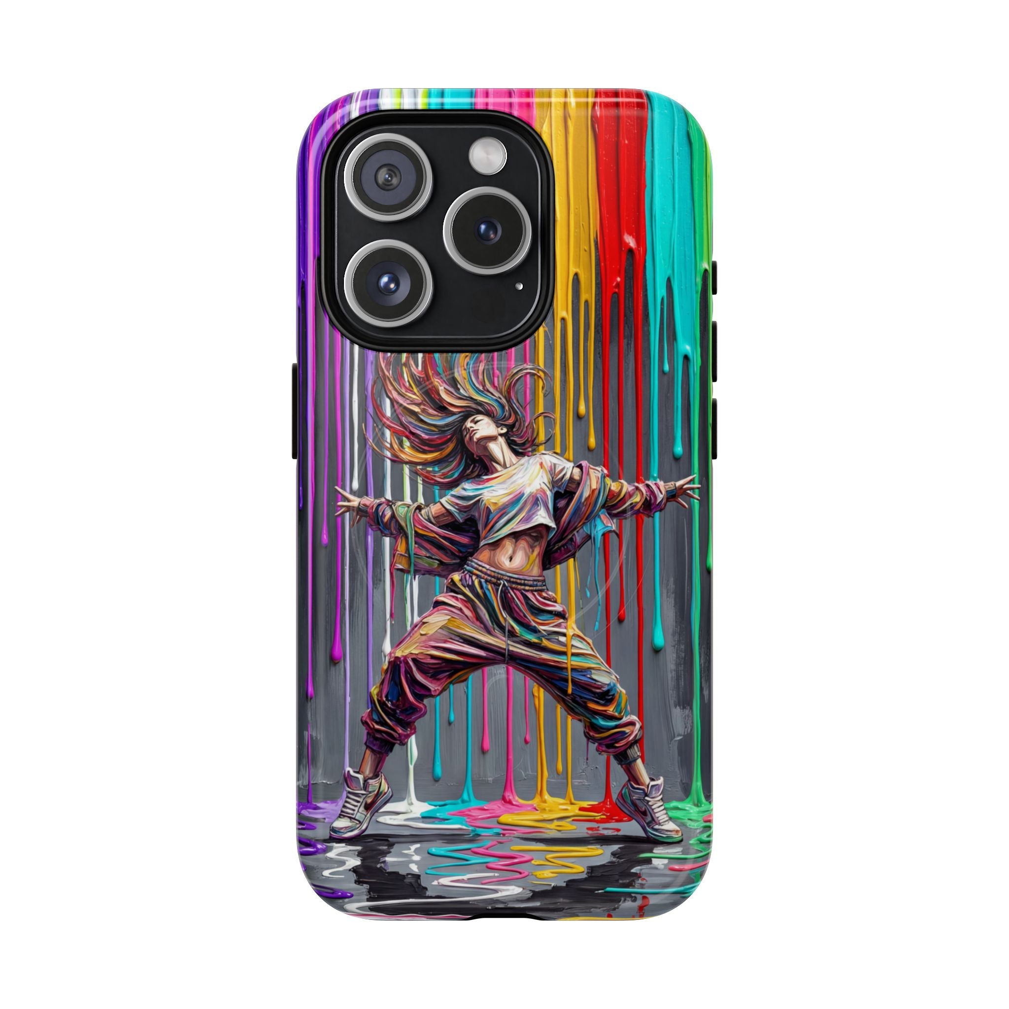 MagSafe iPhone Case | Colorful Street Dance Drip Design