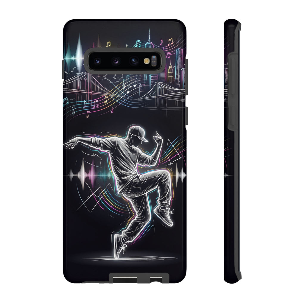 Dancer Neon Skyline Samsung Galaxy Phone Case