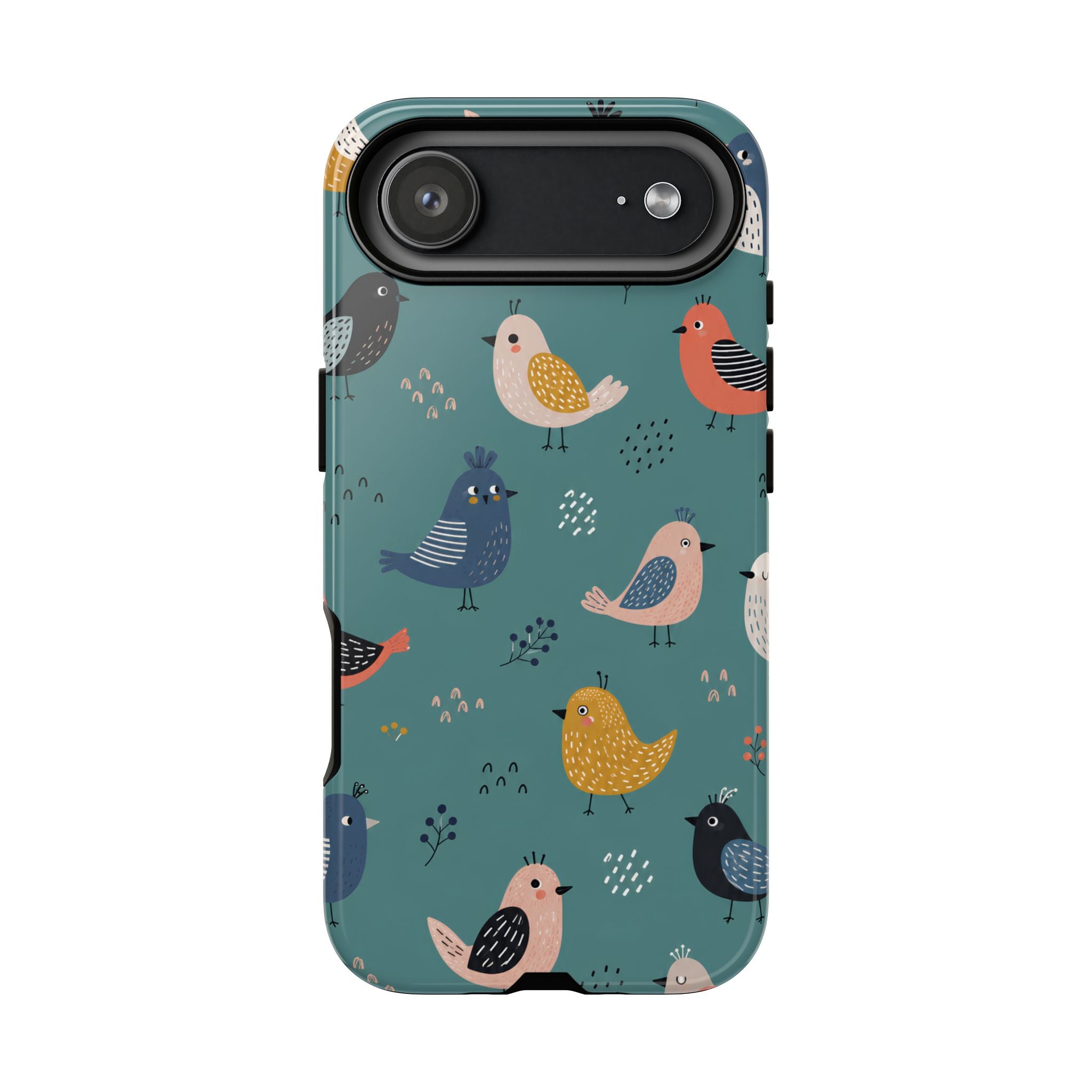 Colorful Bird iPhone Case | Cute Bird Pattern Cover