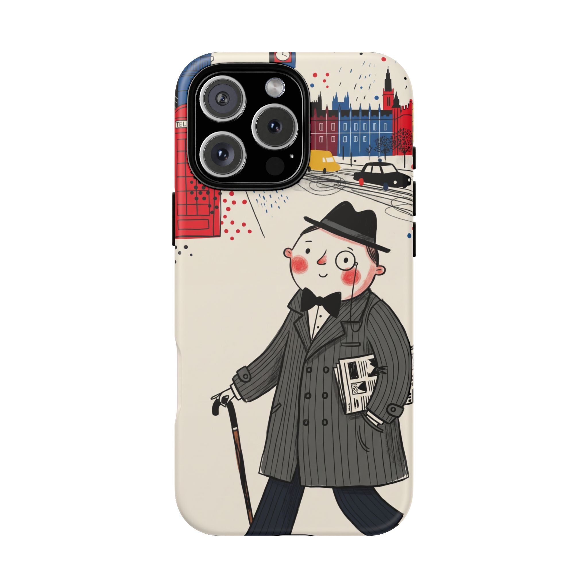 Detective in London iPhone Case