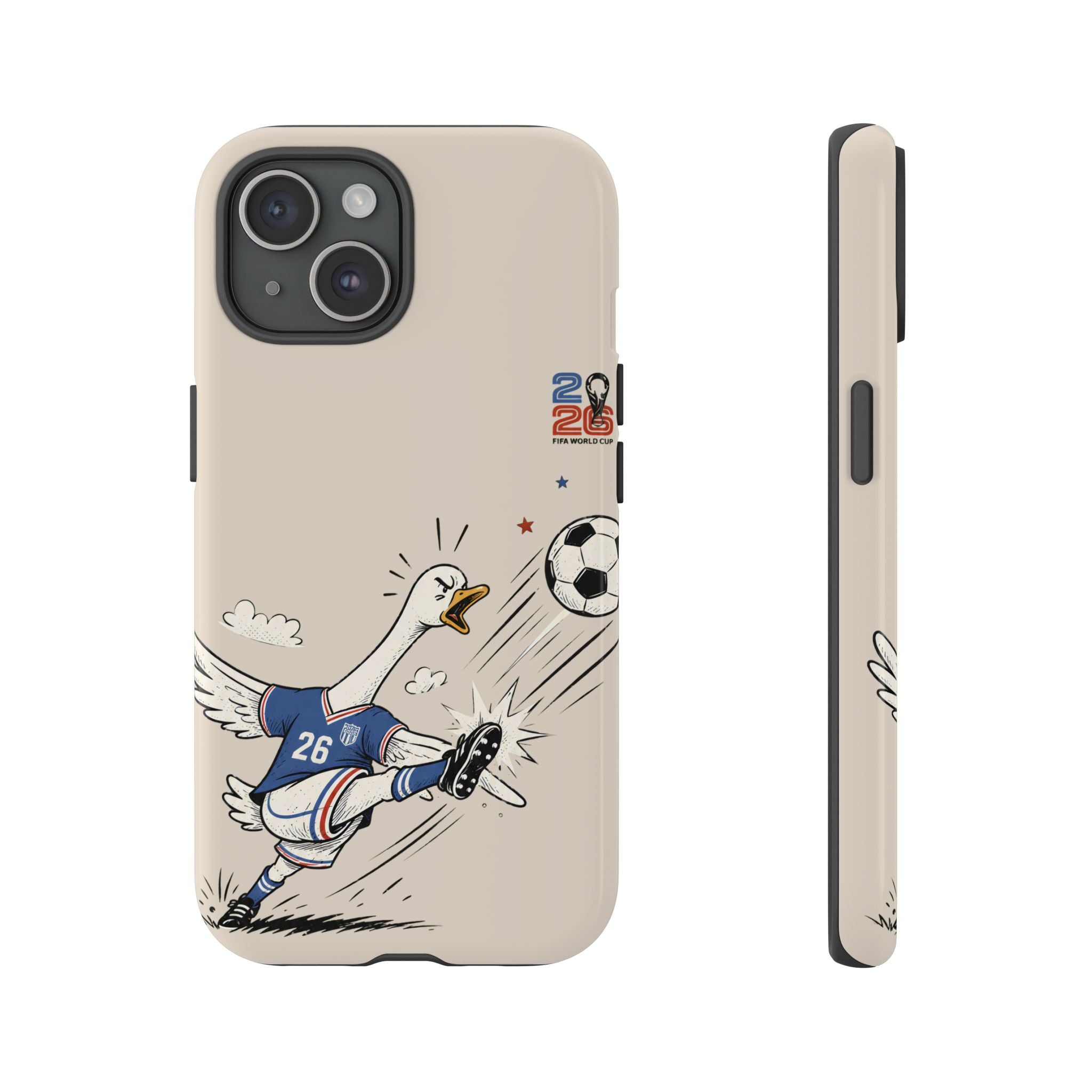 Soccer Goose iPhone Case | Funny Sports Bird Cover